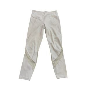 Athleta white leggings fitted sz M a few marks in back as shown in pics